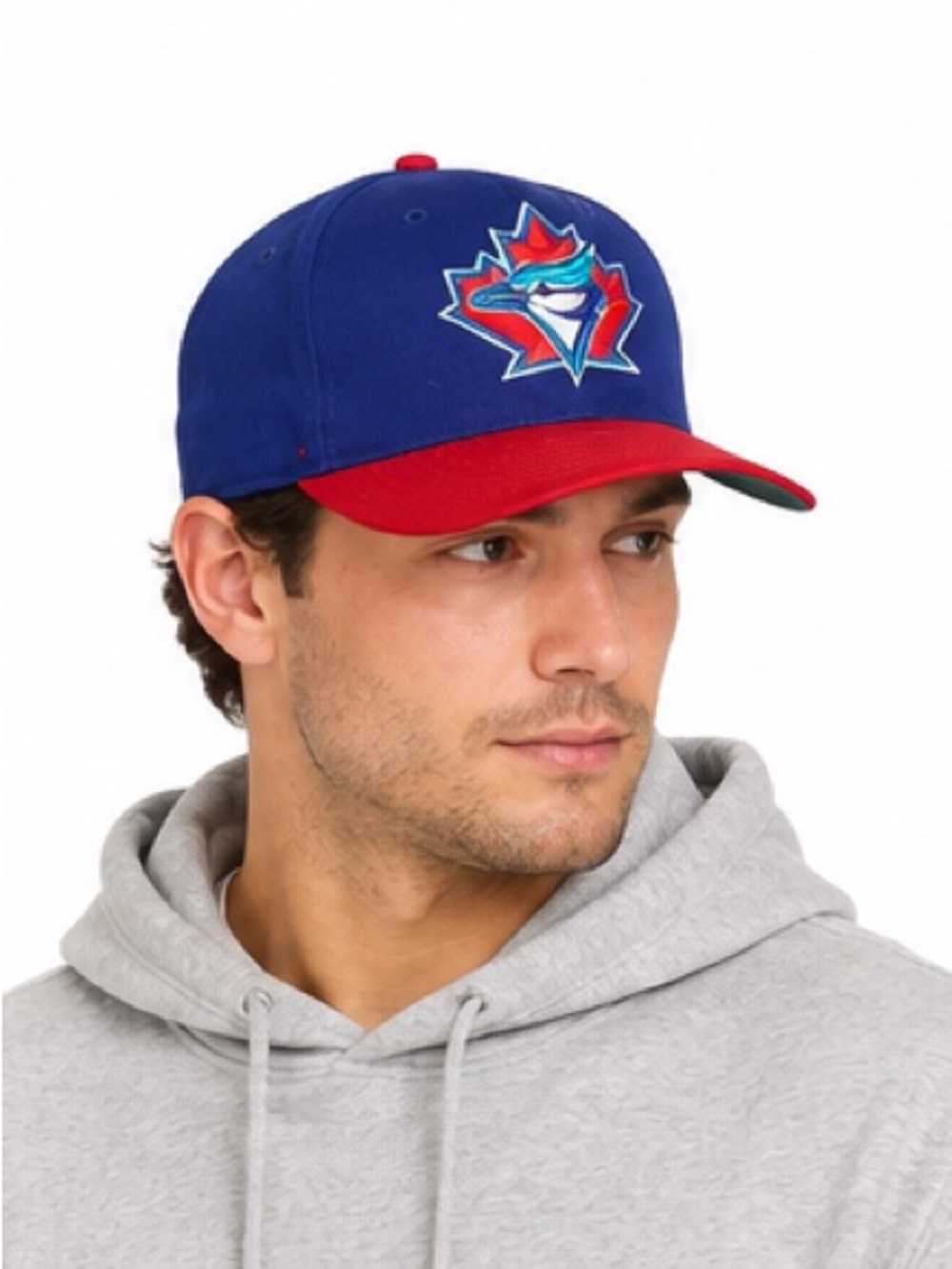 Toronto Blue Jays New Era Snapback Hat Vintage Logo MLB Blue Red Adult